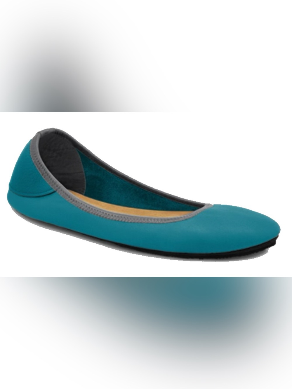 Softstar Ballerine Flat, Tahiti/Graphite  Sublime Leather, Adult 8U, EUC
